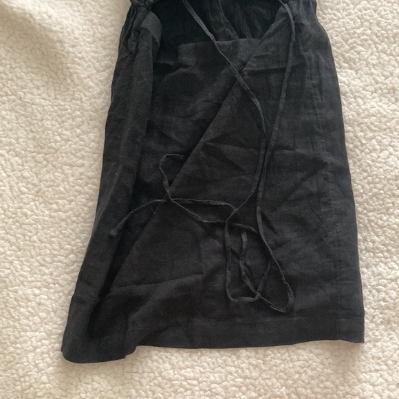 NWT Abercrombie Linen Blend Cut-Out Shirt Dress - Picture 7 of 7